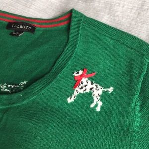 Talbots x’mas cardigan sweater size S